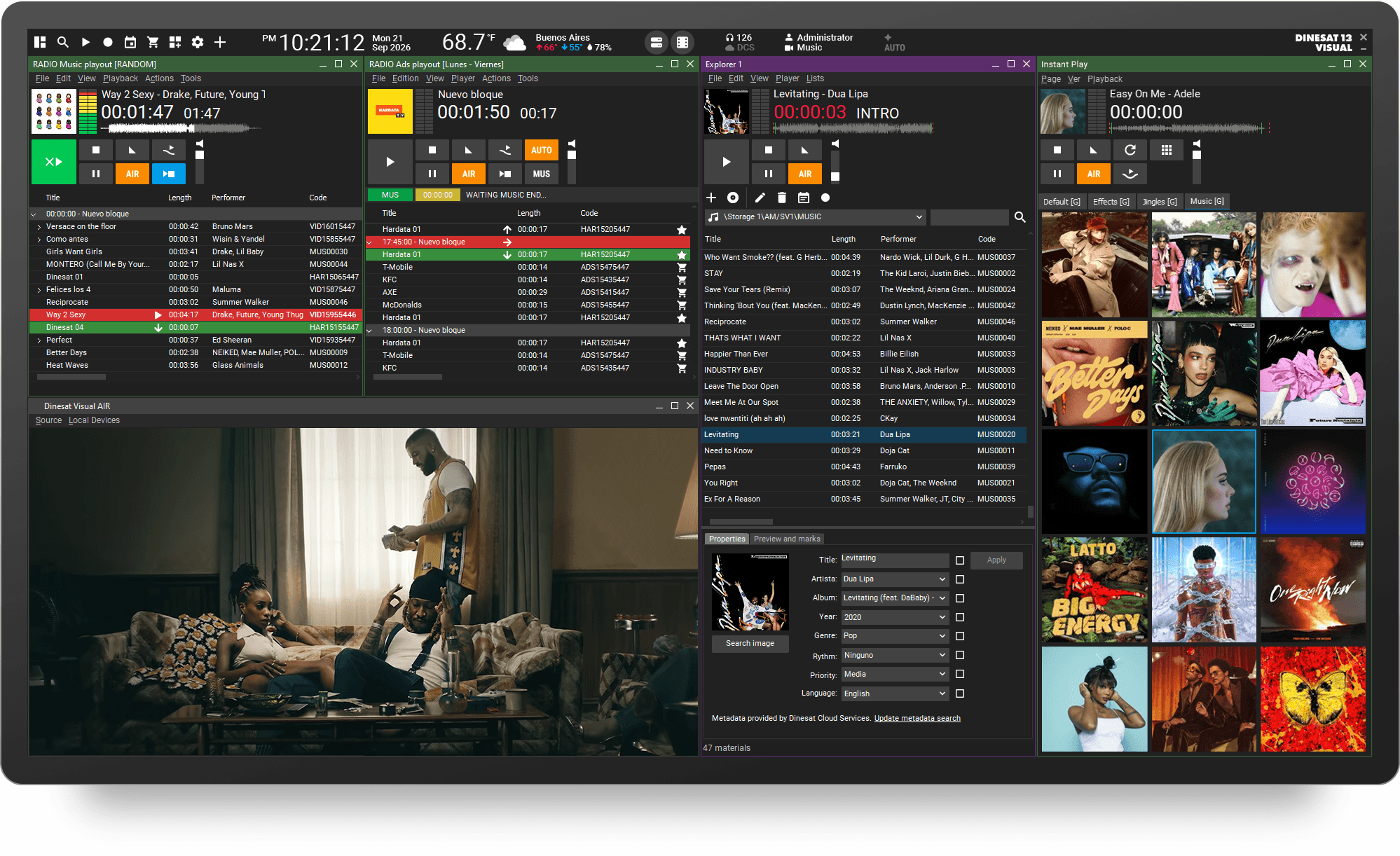  DINESAT 13 VISUAL